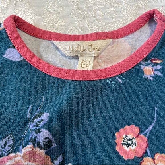 Matilda Jane Long Sleeve Rose Dress Size 18-24 Months - Picture 3 of 7